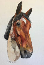 Load image into Gallery viewer, Medium Custom Watercolor Pet Portrait 9x12&quot;
